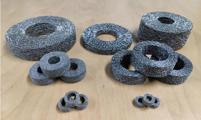 钢丝网垫减震器